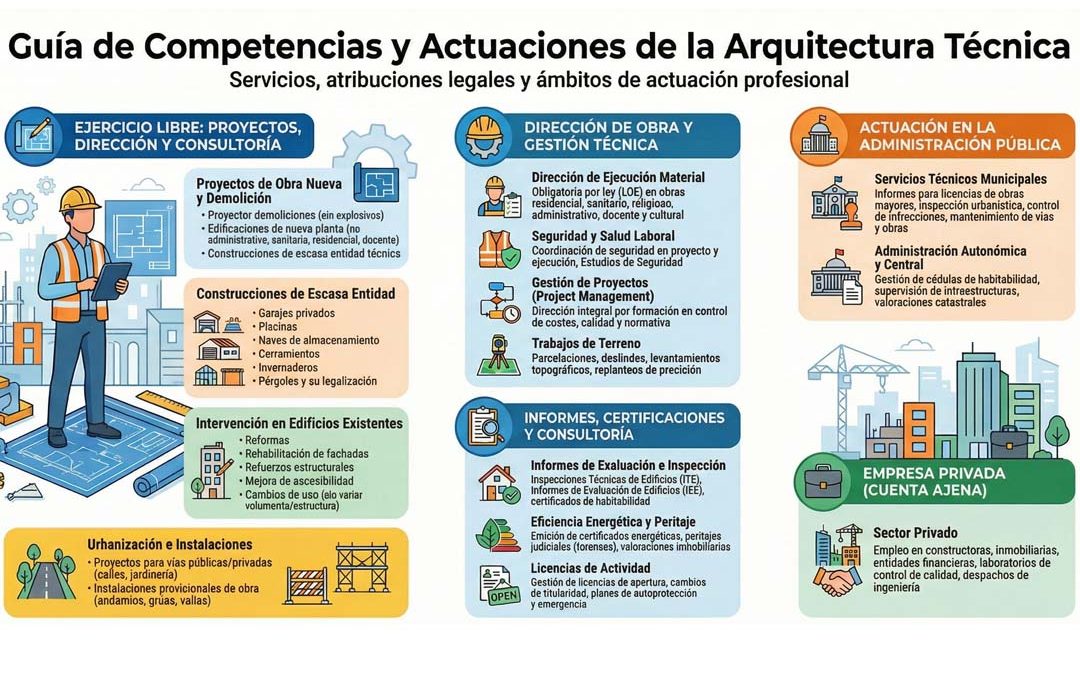 Más allá del casco: 5 realidades que no conocías sobre el Arquitecto Técnico moderno